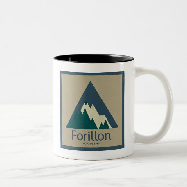 Forillon National Park Rustic Two-Tone Coffee Mug (Right)