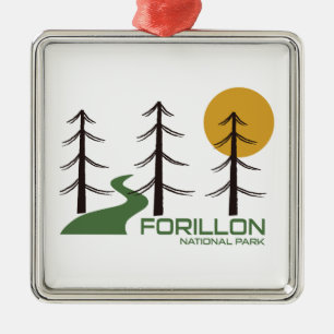 Forillon National Park Trail Metal Ornament