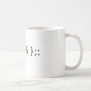 Fork Bomb Coffee Mug