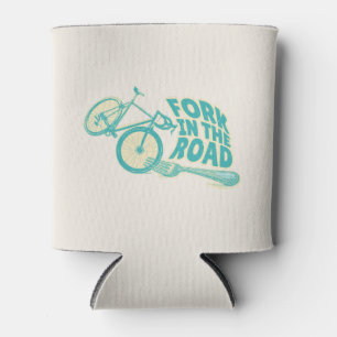 Fork in the road Funny bicycle Can Cooler