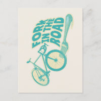 Fork in the road Funny bicycle