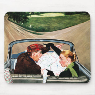 Fork in the Road Mouse Pad