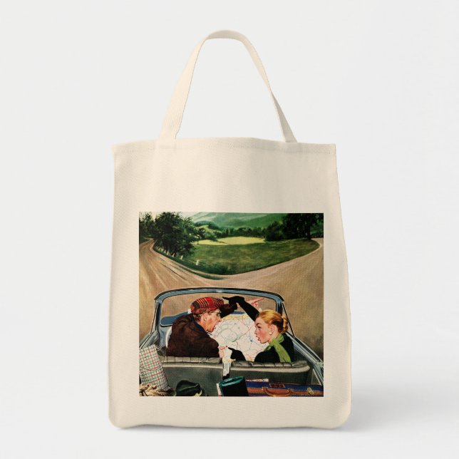 Fork in the Road Tote Bag (Front)