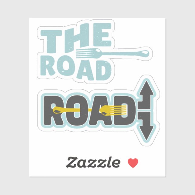 Fork in the road typography (Sheet)