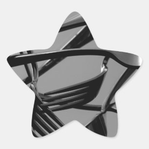 Fork Levitation Star Sticker