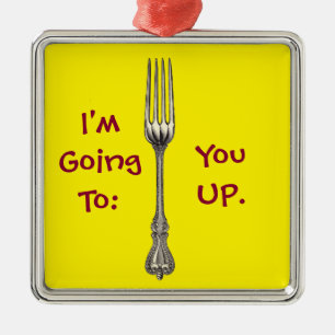 Fork Metal Tree Decoration