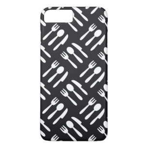 Fork spoon knife pattern iPhone 8 plus/7 plus case