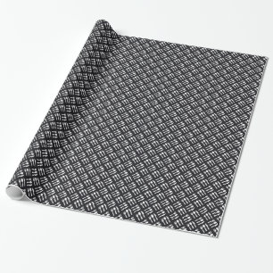 Fork spoon knife pattern wrapping paper
