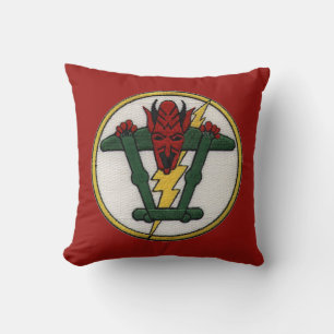 Fork-Tailed Devil 49th Fighter Squadon Cushion