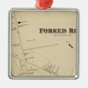 Forked River, New Jersey Metal Ornament