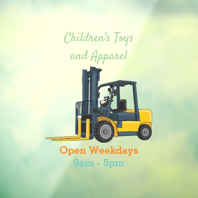 Forklift cartoon illustration (Sheet 3)