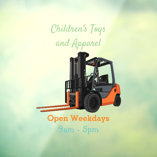 Forklift cartoon illustration (Sheet 3)