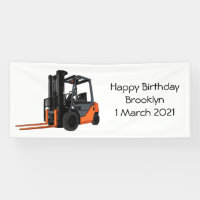 Forklift cartoon illustration