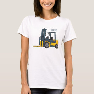 Forklift cartoon illustration T-Shirt