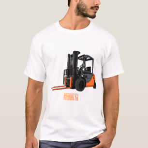 Forklift cartoon illustration T-Shirt
