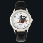 Forklift cartoon illustration watch<br><div class="desc">Forklift cartoon illustration</div>