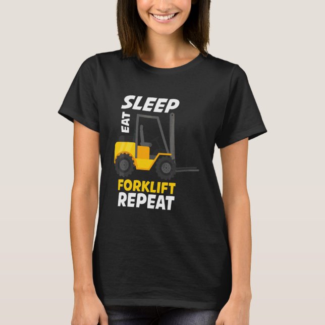 Forklift Driver Logistician Warehouse Worker Wareh T-Shirt (Front)