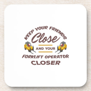 Forklift Friends Coaster