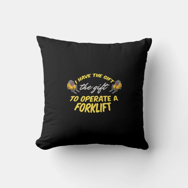 Forklift Gift Cushion (Front)