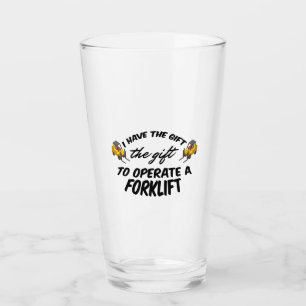Forklift Gift Glass