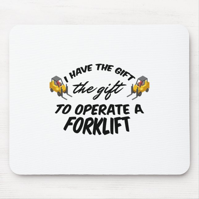 Forklift Gift Mouse Pad (Front)