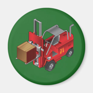 Forklift, Kids Pallet Truck Design Magnet