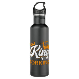 Forklift Operator King Of Forking Driver Worker 710 Ml Water Bottle