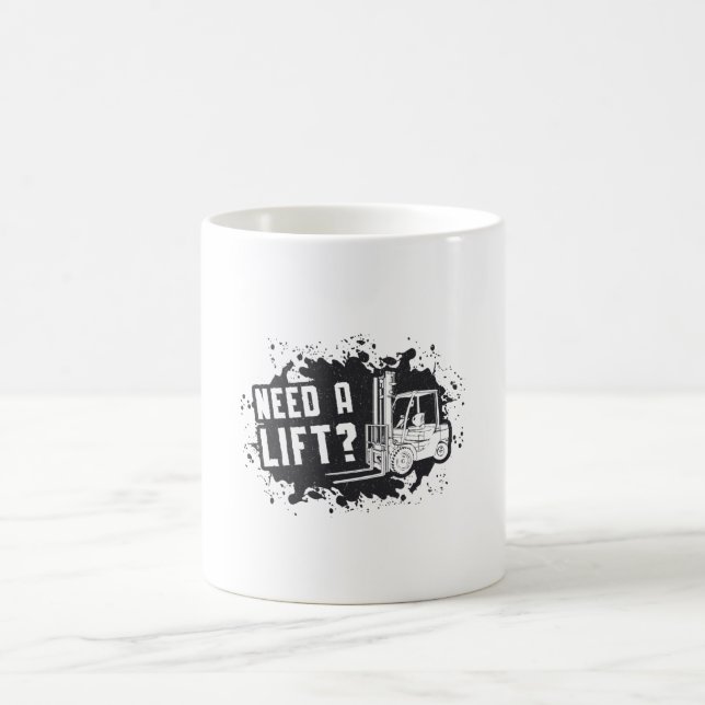 Forklift Operator Need A Lift Forklift Worker Coffee Mug (Center)