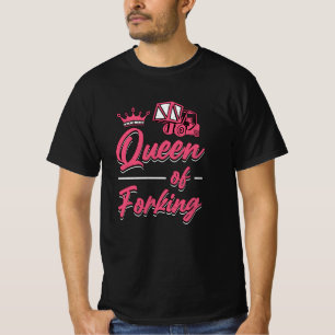 Forklift Operator Queen Of Forking Forklift Driver T-Shirt