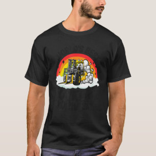 Forklift Operator Rainbow World's Best Forklift Dr T-Shirt