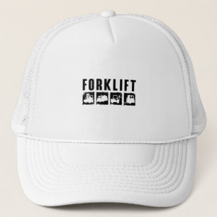 Forklift Quote Forklift Operator Driver Worker Trucker Hat