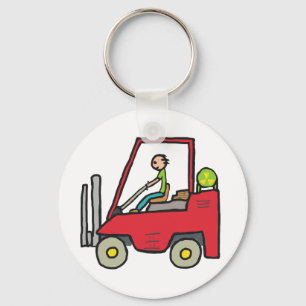 Forklift Truck Key Ring