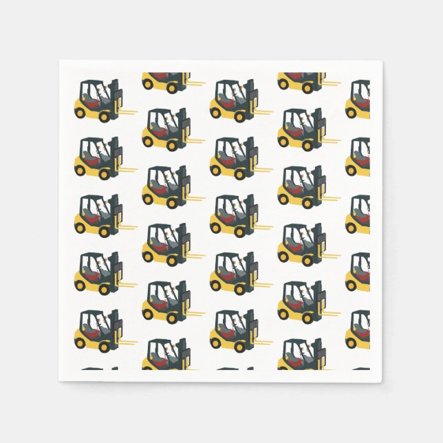 Forklift Truck Napkin (Front)