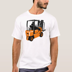 forklift truck retro T-Shirt