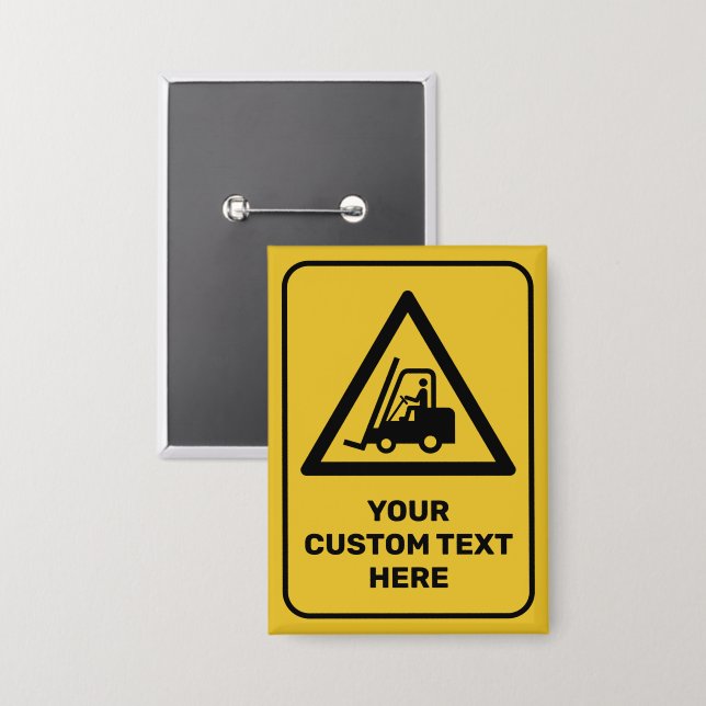 Forklift Warning Triangle Sign (Front/Back)