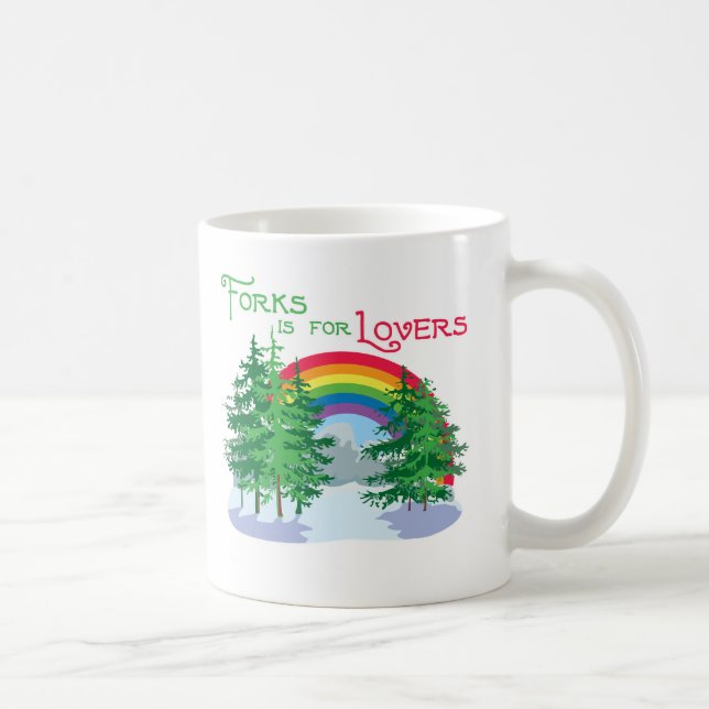 Forks Is For Lovers Mug (Right)