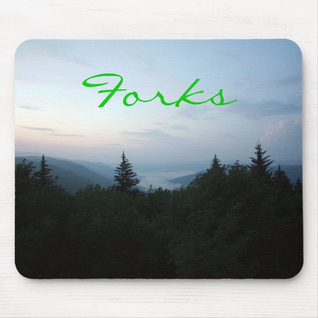 Forks Mouse Pad (Front)