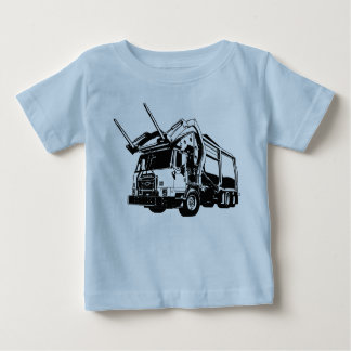 Forks Up Frontloading Garbage Trash Truck Baby T-Shirt