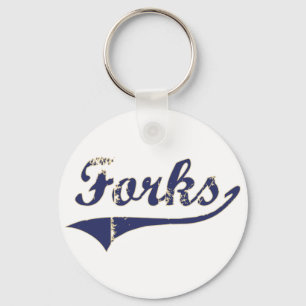 Forks Washington Classic Design Key Ring