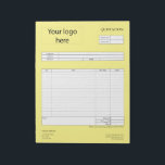 Form Business Quotation, Invoice or Sales Receipt  Notepad<br><div class="desc">Form Business Quotation,  Invoice or Sales Receipt Order Form</div>