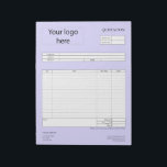 Form Business Quotation, Invoice or Sales Receipt  Notepad<br><div class="desc">Form Business Quotation,  Invoice or Sales Receipt Order Form</div>