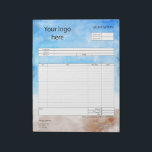 Form Business Quotation, Invoice or Sales Receipt  Notepad<br><div class="desc">Form Business Quotation,  Invoice or Sales Receipt Order Form</div>