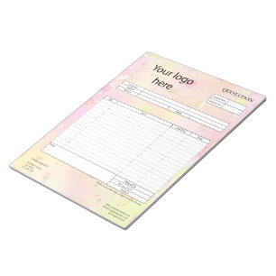 Form Business Quotation, Invoice or Sales Receipt  Notepad