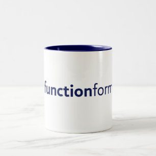 Form Follows Function Two-Tone Coffee Mug