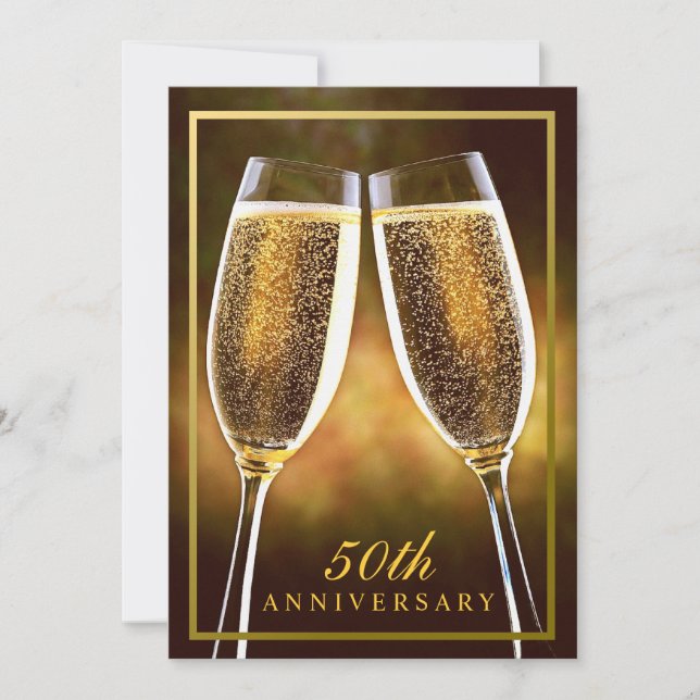 Formal 50th Anniversary Invitation (Front)