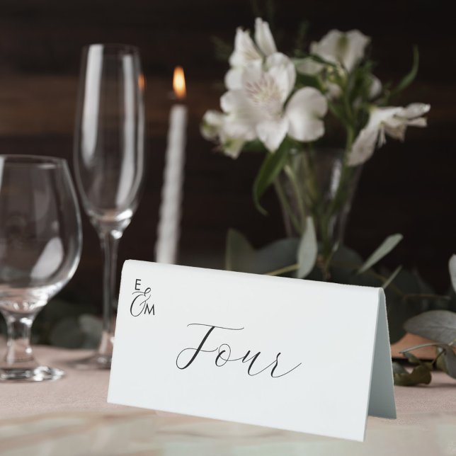 Formal and Elegant Wedding Table Numbers (Creator Uploaded)