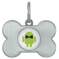 Formal Android Robot Icon Graphic