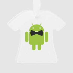 Formal Atire Android Robot Ornament