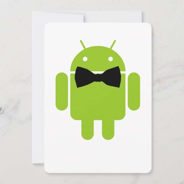 Formal Atire Green Android Robot (Front)