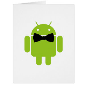 Formal Atire Green Android Robot